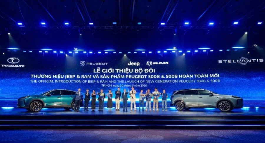 Lễ giới thiệu bộ đôi thương hiệu Jeep & Ram và sản phẩm SUV Peugeot 3008 & 5008 hoàn toàn mới: Khai mở hành trình mới